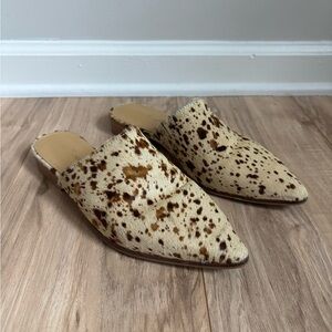 Calf Hair Mules
